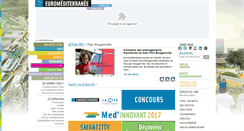 Desktop Screenshot of euromediterranee.fr